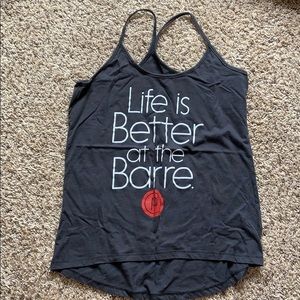 Life is Better at the Barre tank Small